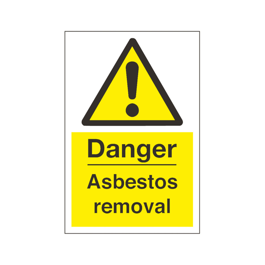 Asbestos Removal Sign