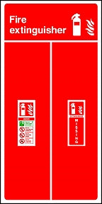 Extinguisher Water Sign