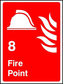 Fire Point 8 Sign