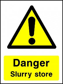 Slurry Store Sign