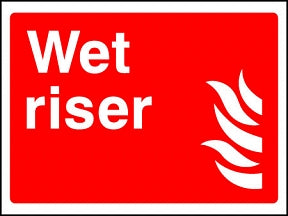 Wet Riser Sign