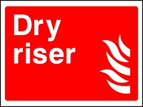 Dry Riser Sign