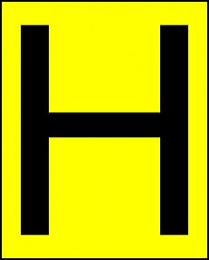 Fire 'H' Sign