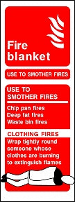 Blanket Extinguisher Sign