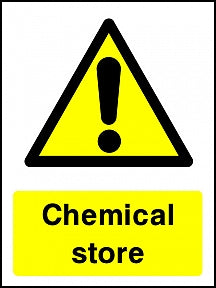 Chemical Store Sign