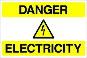 Danger Electricity Sign