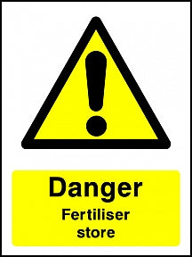 Fertiliser Store Sign