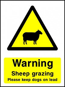 Sheep Grazing Sign