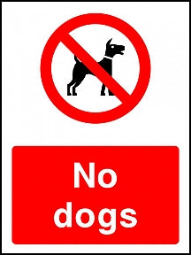No Dogs Sign