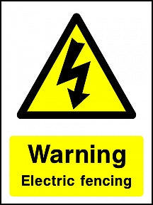 Electric Fence Sign