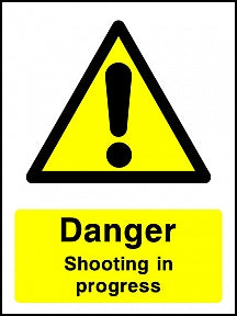Shooting Sign