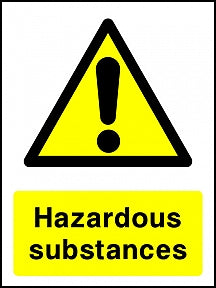 Hazardous Substances Sign