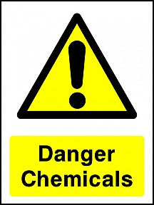 Danger Chemicals Sign