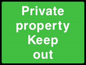 Private Property Sign