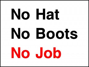 No Job Sign