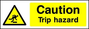 Trip Hazard Sign