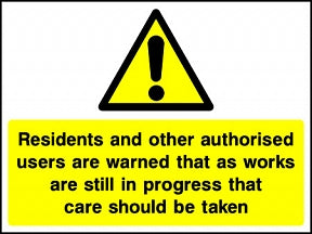 Residents Sign