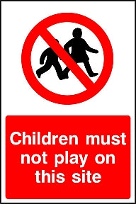 No Children Sign