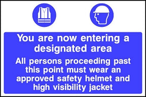 Designated Area Sign