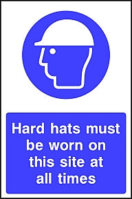 Hard hats Sign