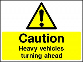 Vehicles Turning Sign