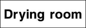 Drying Room Sign