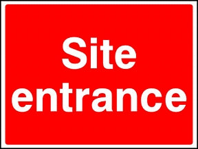 Site Entrance Sign