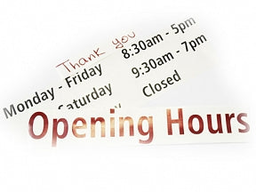 Cut Vinyl Lettering