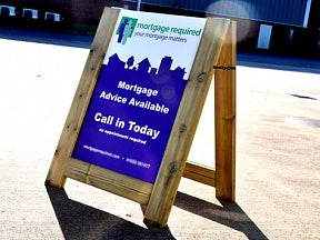 Rustic Wooden A-Boards