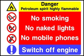 Petrol Multi Danger Sign