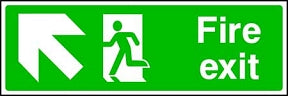 Fire Exit (up-left) Sign