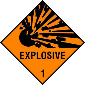 Explosive 1 Sign