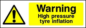 Tyre Inflation Sign