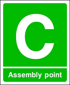 C Assembly Point Sign