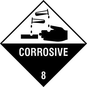 Corrosive 8 Sign