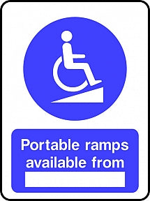 Ramps Available From Sign