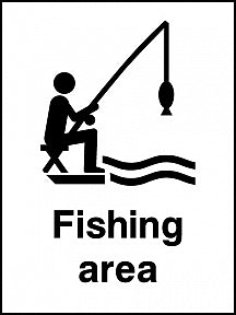 Fishing Area Sign