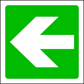 Exit Arrow L Sign