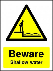 Shallow Water Sign