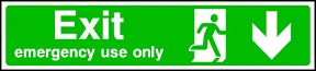 Emergency Only (down) Sign