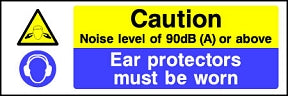 Noise Level Ear Protection Sign
