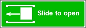 Slide [Left] To Open Sign