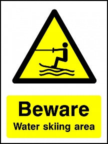 Water Skiing Area Sign
