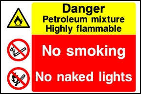 Petrol Mixture Sign