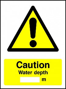Water Depth Sign