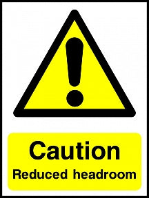 Reduced Headroom Sign