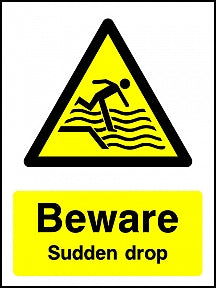 Sudden Drop Sign