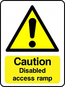 Disabled Access Ramp Sign