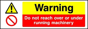 Do Not Reach Over Sign