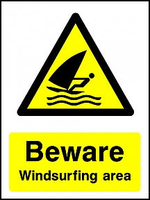 Windsurfing Area Sign